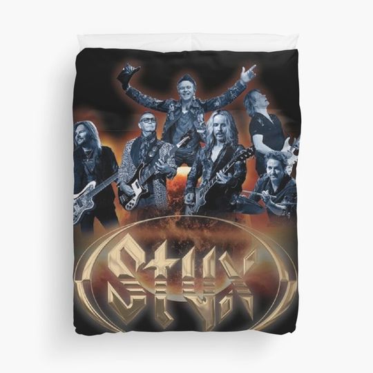 Discover Copy of The STYX band 2021 World Tour Duvet Cover