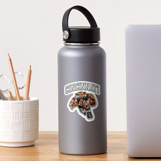 Discover Cincinnati Football Sticker