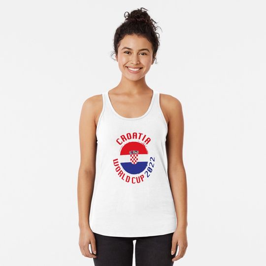 Discover CROATIA world cup 2022 Racerback Tank Top