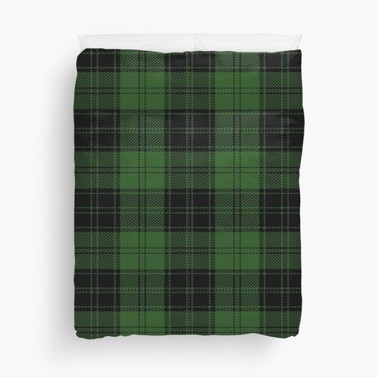Discover Green Plaid DreamscapesbyTeresa Duvet Cover