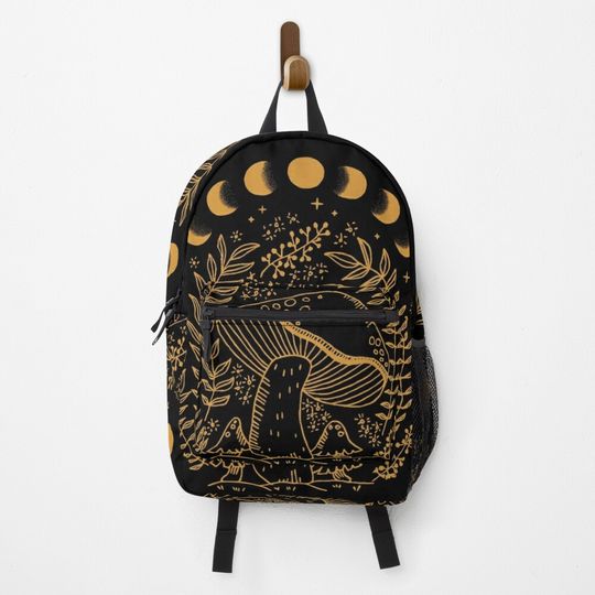 Discover Dark Academia Goblincore Cottagecore Aesthetic Witchy Moon Backpack