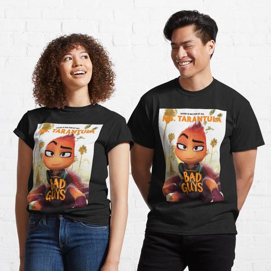 Discover The Bad Guys 2022 Film , The Bad Guys Movie 2022, Ms Trantula Classic T-Shirt