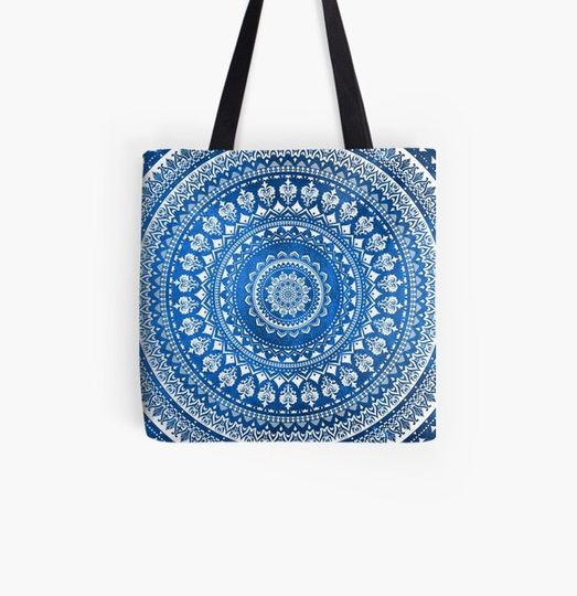 Discover Mandala Blue Bag