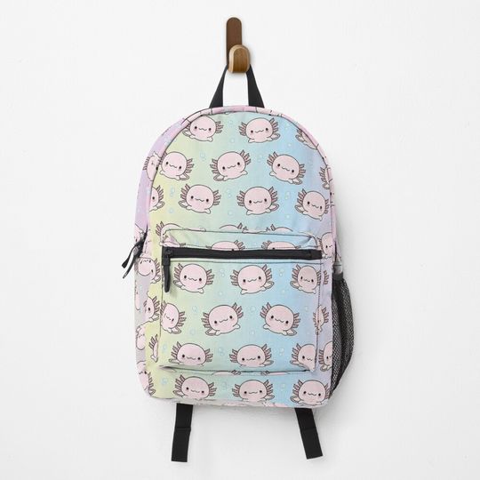 Discover Cute Axolotl Backpack  Backpack