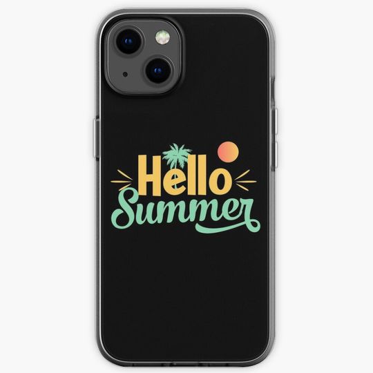 Discover Hello Summer iPhone Case