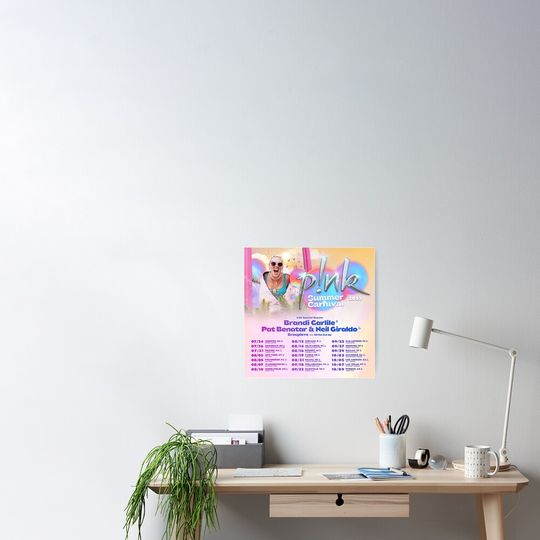 Discover Pink summer carnival 2023 tour dates Poster