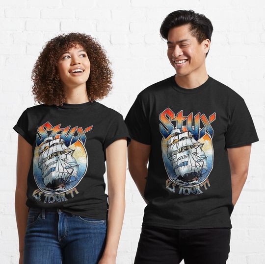 Discover The STYX Vintage Band 1977 Tour Classic T-Shirt