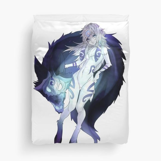 Discover Arcane: Jinx Fanart by Walid-Studio Duvet Cover