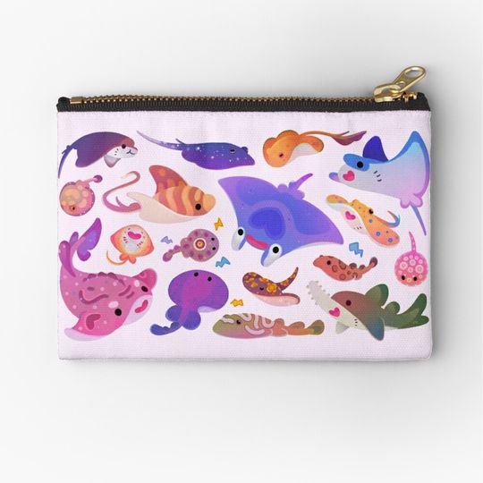 Discover Ray Day Pastel Zipper Pouch