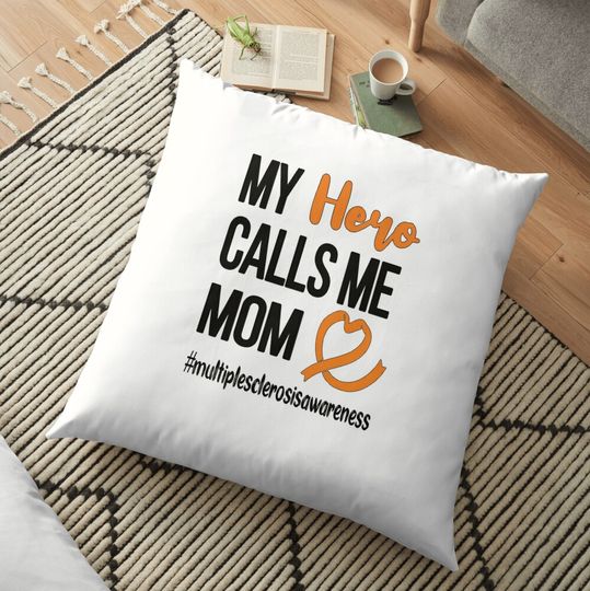 Discover MS Warrior Mom Multiple Sclerosis Awareness MS Day Throw Pillow