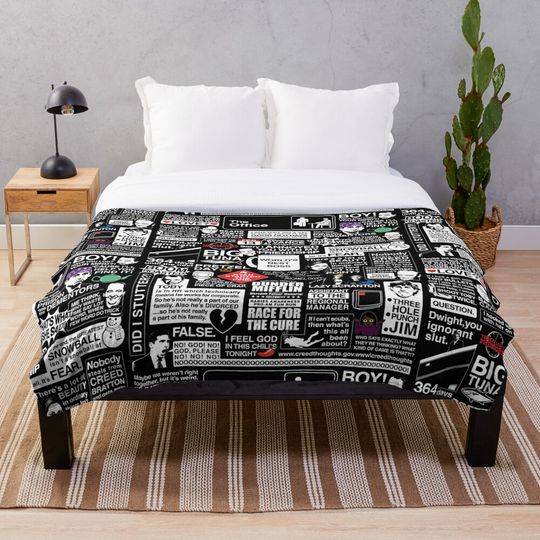 Discover Wise Words From The Office - The Office Quotes Throw Blanket