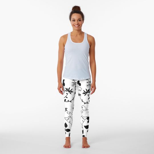 Discover black & white artwork  Leggings