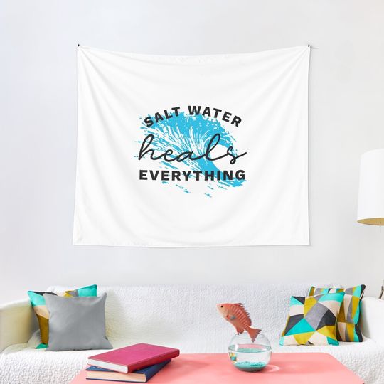 Discover Salt Water Heals Everything Tapestry