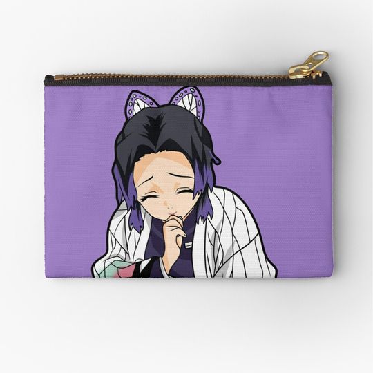 Discover Demon Slayer Happy Shinobu Kocho Zipper Pouch