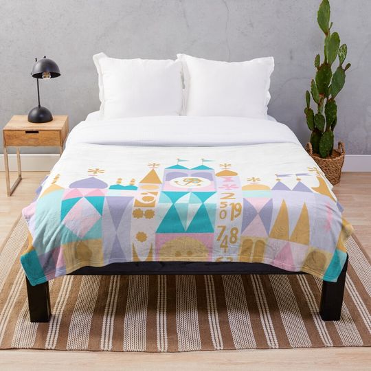 Discover Small World Throw Blanket