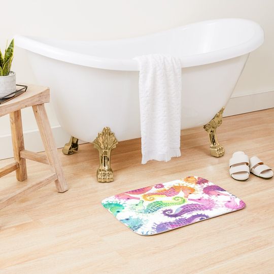 Discover Horses Bath Mat