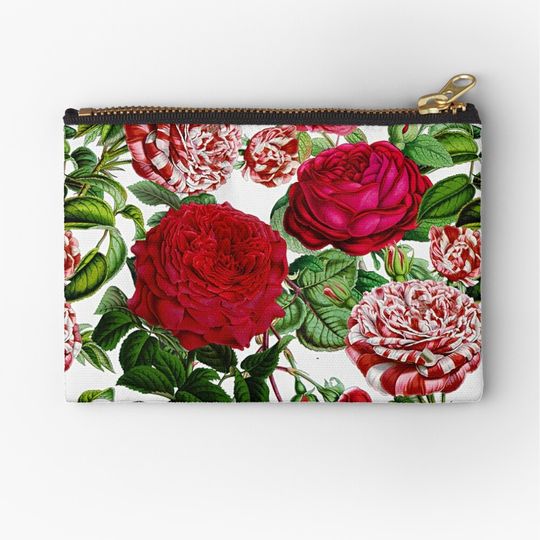 Discover Summer Roses Makeup Bags
