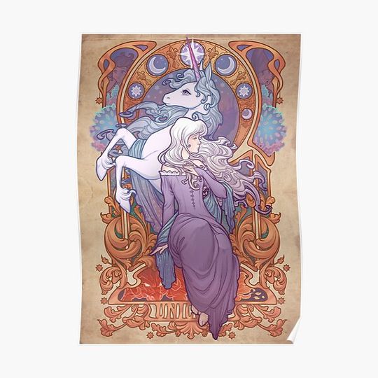 Discover Lady Amalthea - The Last Unicorn Premium Matte Vertical Poster