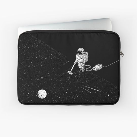 Discover Space Cleaner Laptop Sleeve