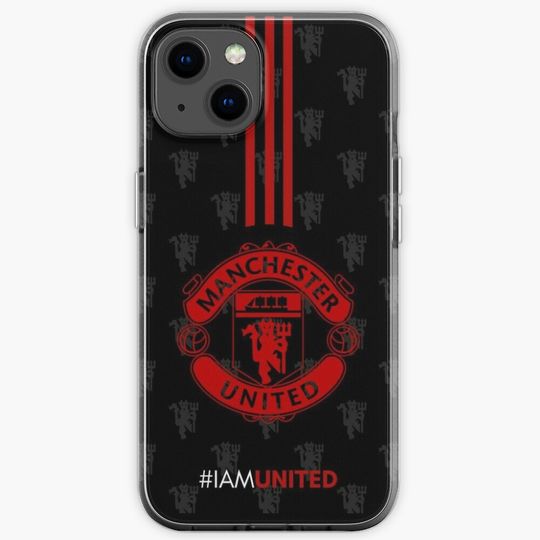 Discover Man United Black and Red iPhone Case