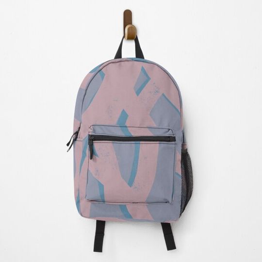 Discover Pink Mesh Backpack