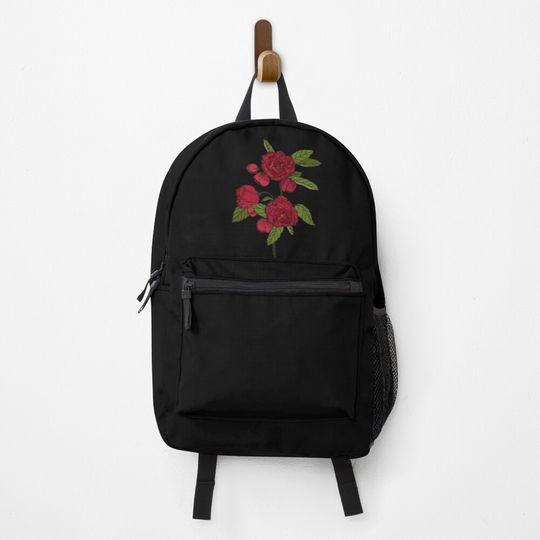 Discover Beautiful Rose Flower Backpack
