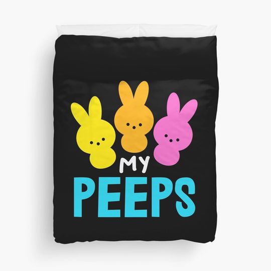 Discover My Peeps Duvet Cover