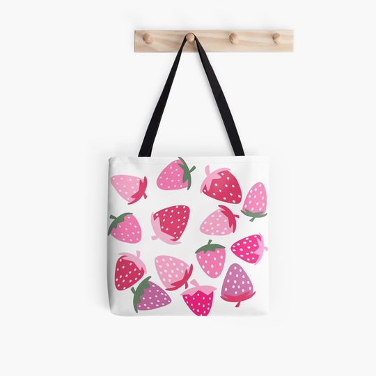Discover Strawberry Tote Bag Tote Bag