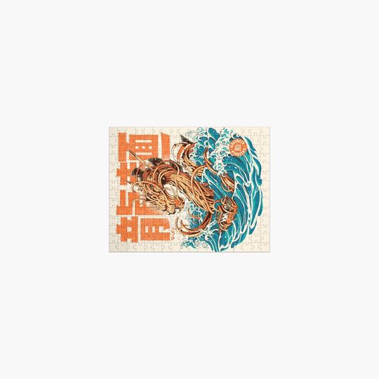 Discover Great Ramen Dragon off Kanagawa Jigsaw Puzzle