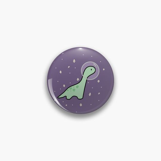 Discover Astronaut Dinosaur Pin