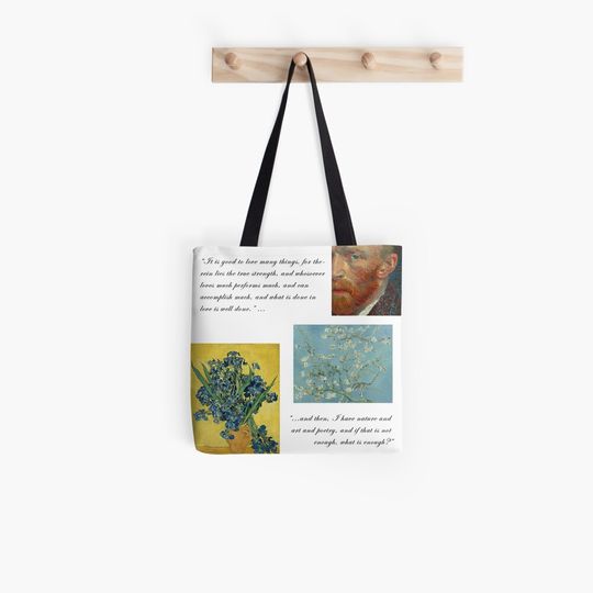 Discover van gogh quote tote bag Tote Bag