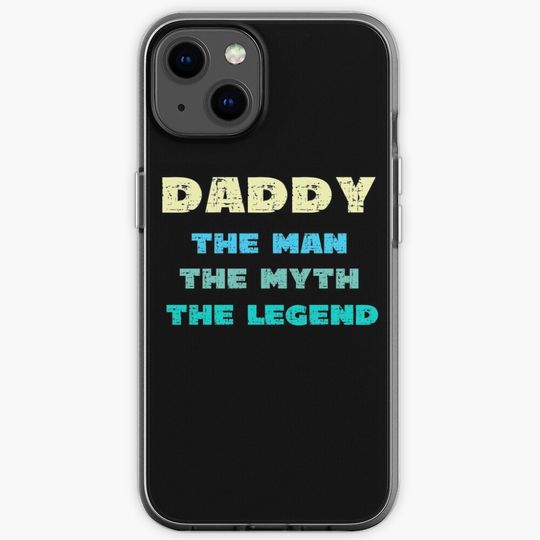Discover Daddy - The Man The Myth The Legend -Grunge style iPhone Case