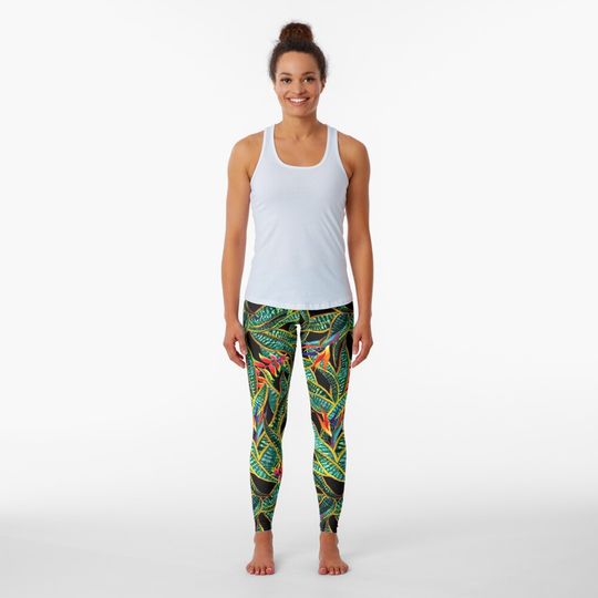 Discover dark cactus party Leggings