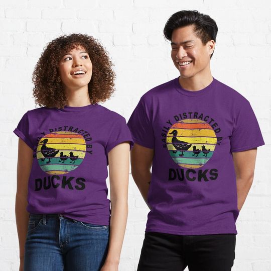 Discover easily distracted by ducks Classic T-Shirt