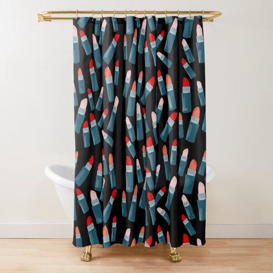 Discover Lovely lipsticks for beauty lovers Shower Curtain