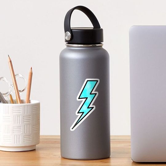 Discover Electric Lightning Bolt Sticker