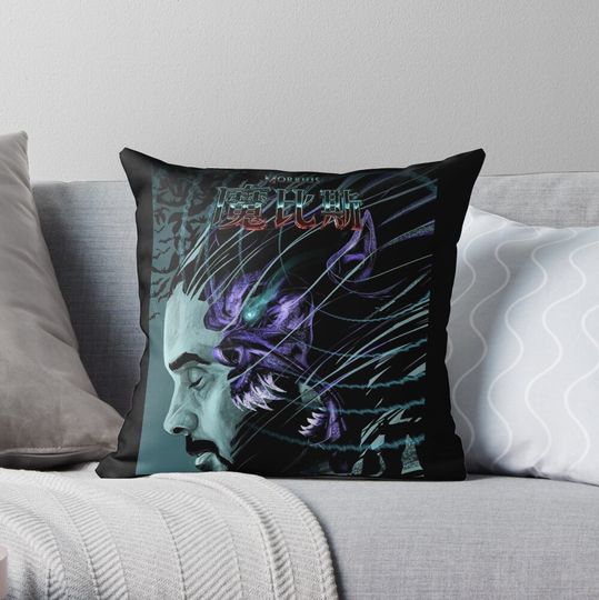 Discover Morbius Throw Pillow