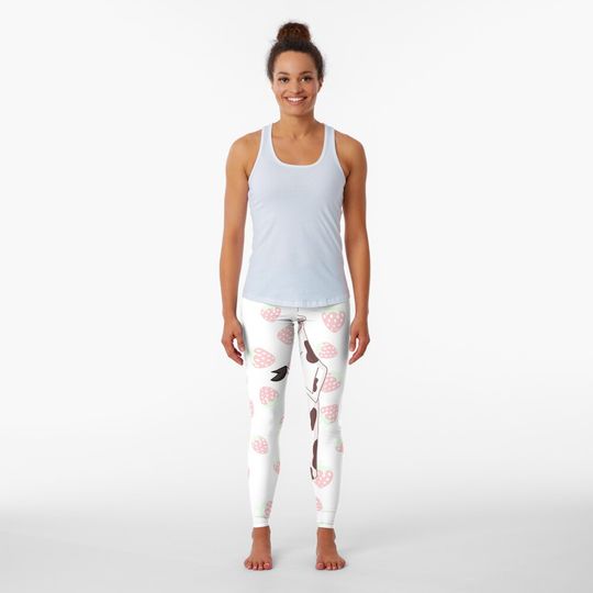 Discover Strawberry Cow Leggings