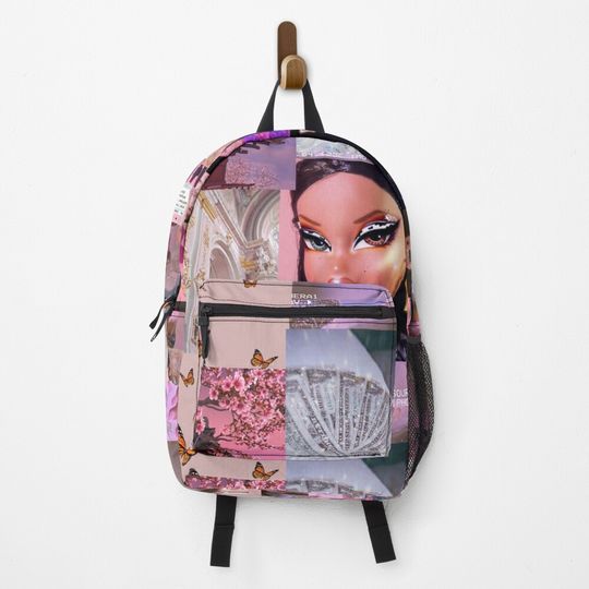 Discover Pink Baddie Bratz Collage Backpack