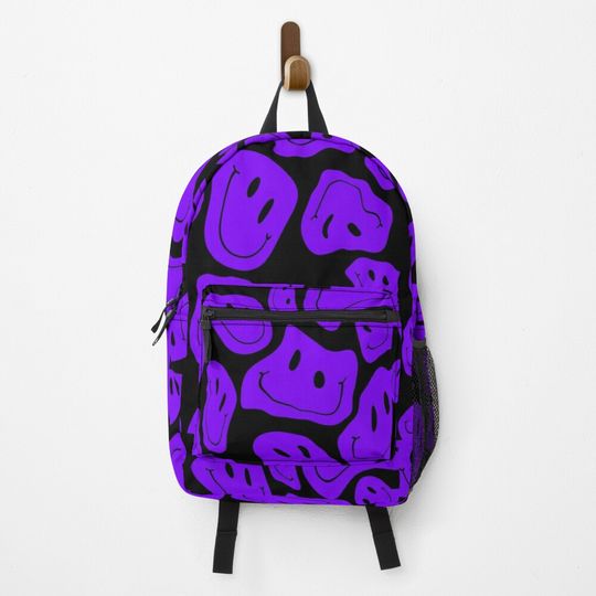 Discover Drippy Melting Smiley Backpack