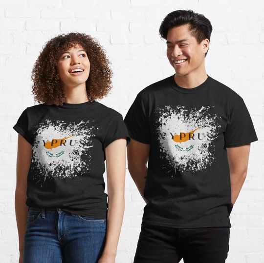 Discover Cyprus vintage grunge flag T-Shirt