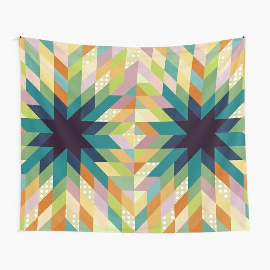 Discover Winter Lights  Tapestry