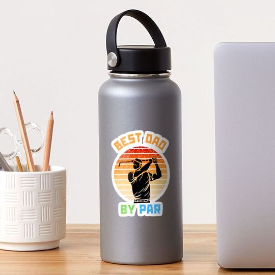 Discover Best Dad By Par Sticker