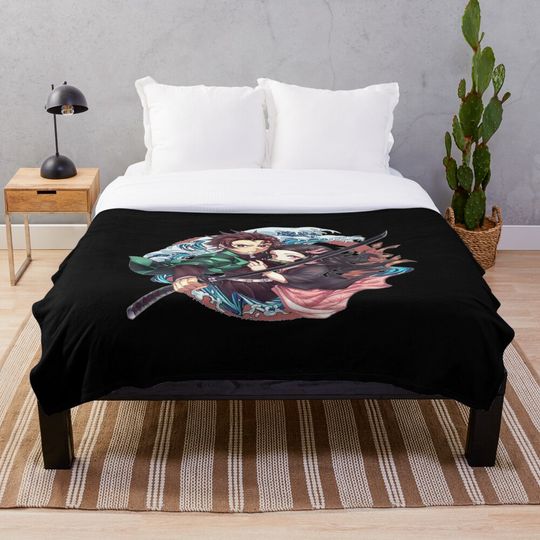 Discover DEMON SLAYER Throw Blanket