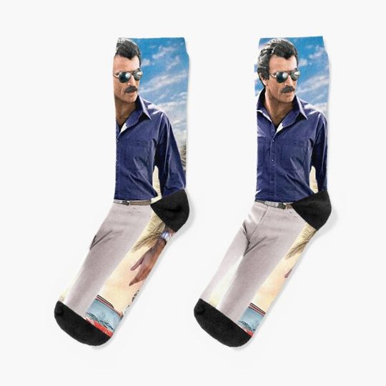 Discover Magnum PI Socks