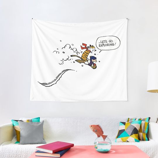 Discover Calvin and Hobbes Tapestry