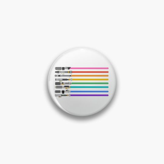 Discover Pride Lightsabers Pin