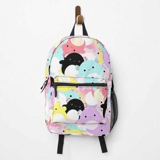 Discover Chaotic Squishmallow Axolotl Squad Cute Backpack