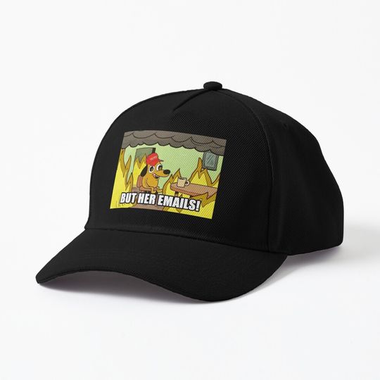 Discover BUT HER EMAILS Funny Meme Gift Cap Baseball Cap