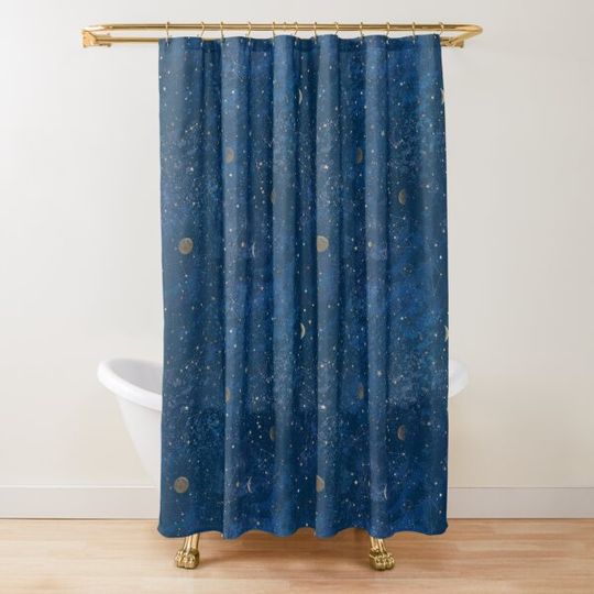Discover Moon & Stars Shower Curtain